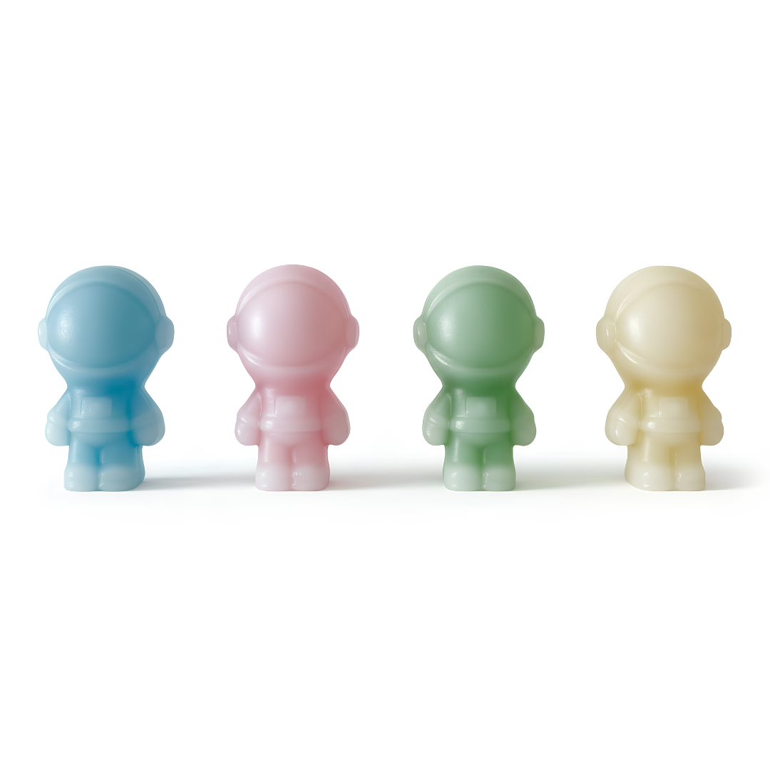Nubbee Wax Candy Sour Astronauts 4 stk