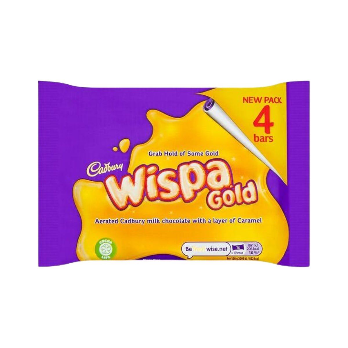 Cadbury Wispa Gold 4 Pack 126 g - Fast Candy