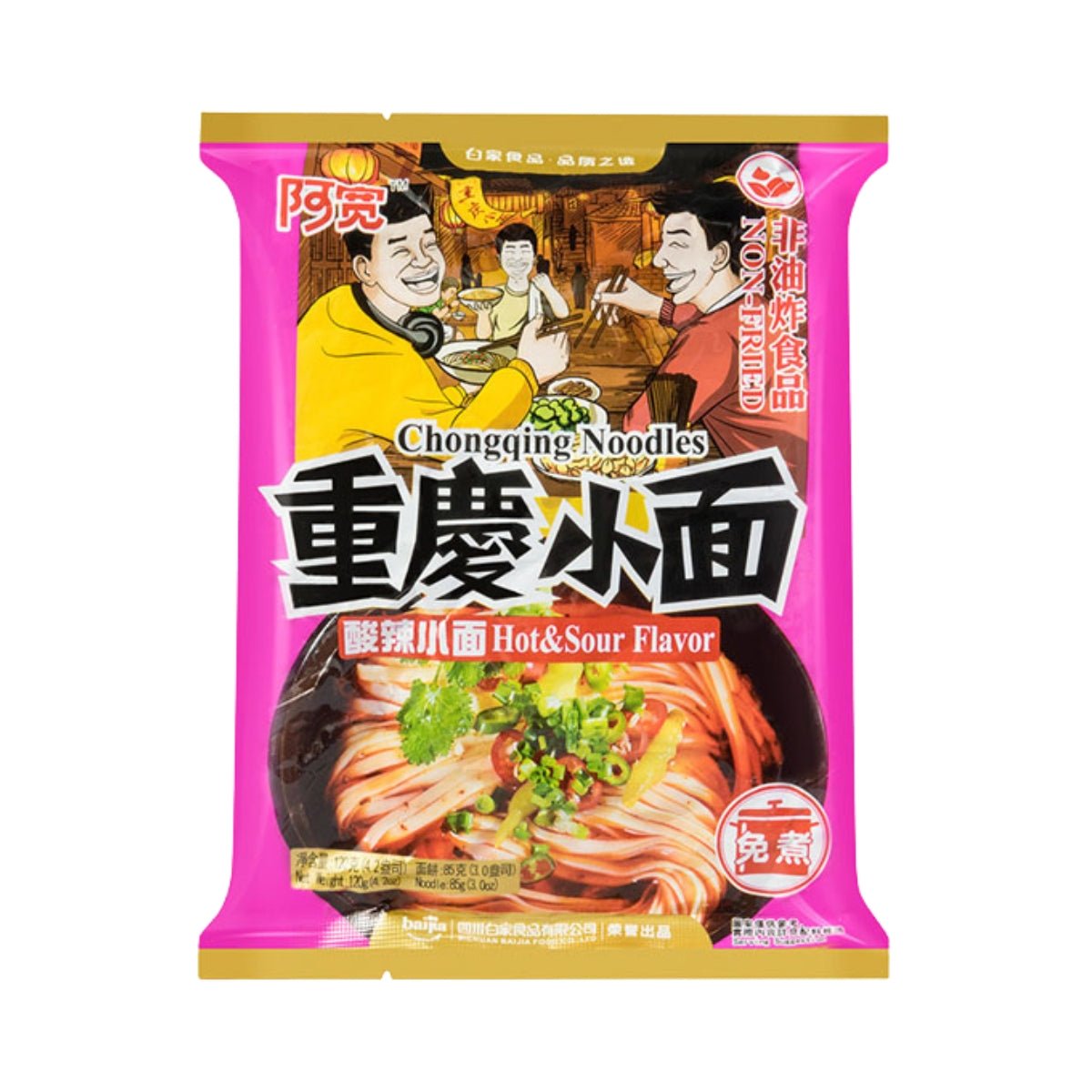 Chongqing Noodles Hot Sour 110 g - Fast Candy