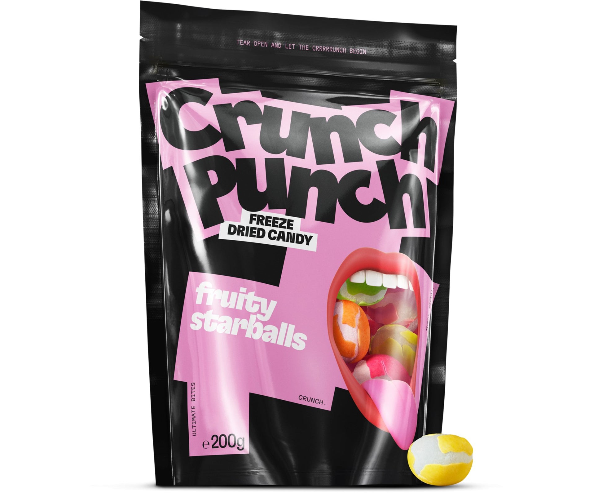 Crunch Punch Freeze - Dried Fruity Starballs 200 g - Fast Candy