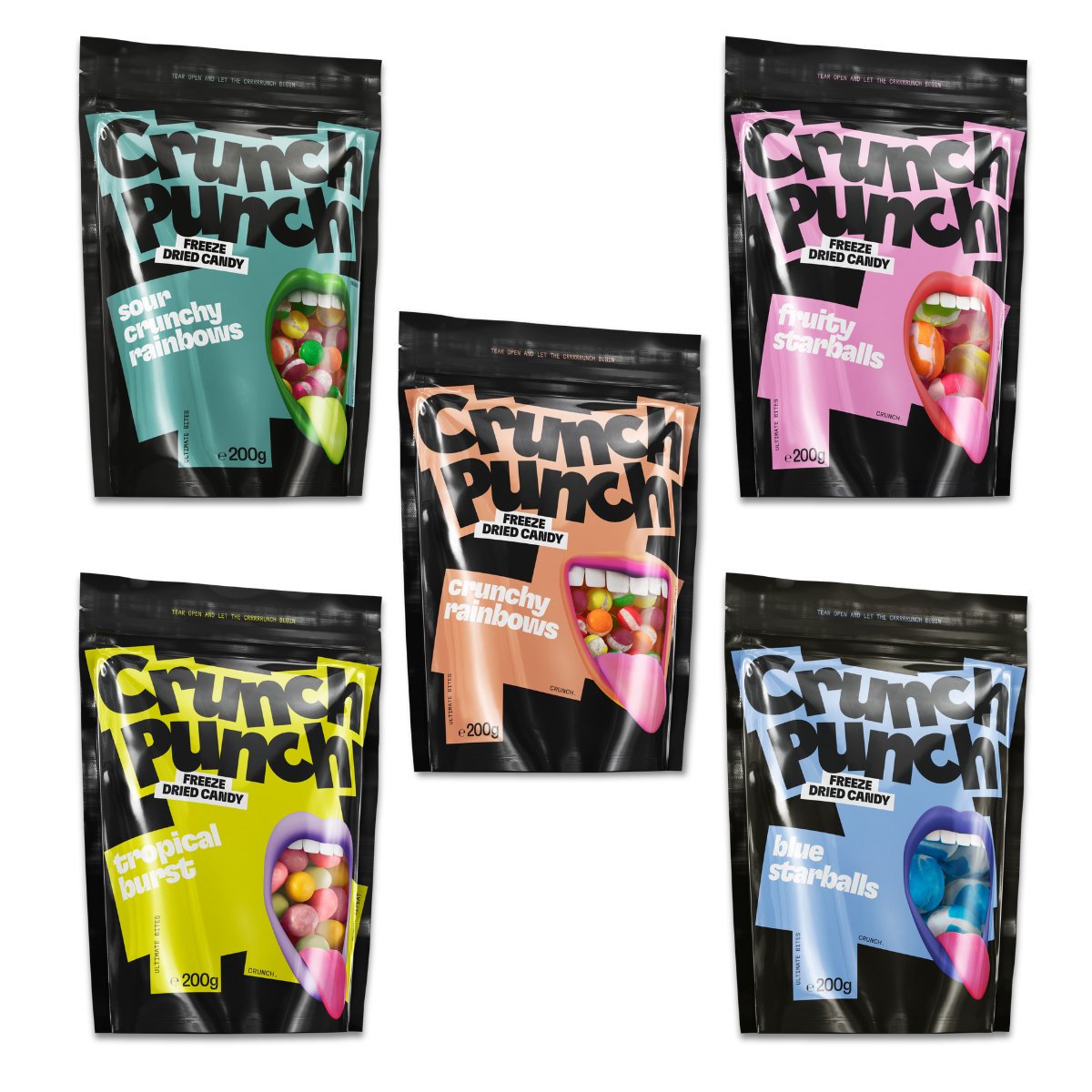 Crunch Punch Freeze - Dried Ultimate Pakke - Fast Candy