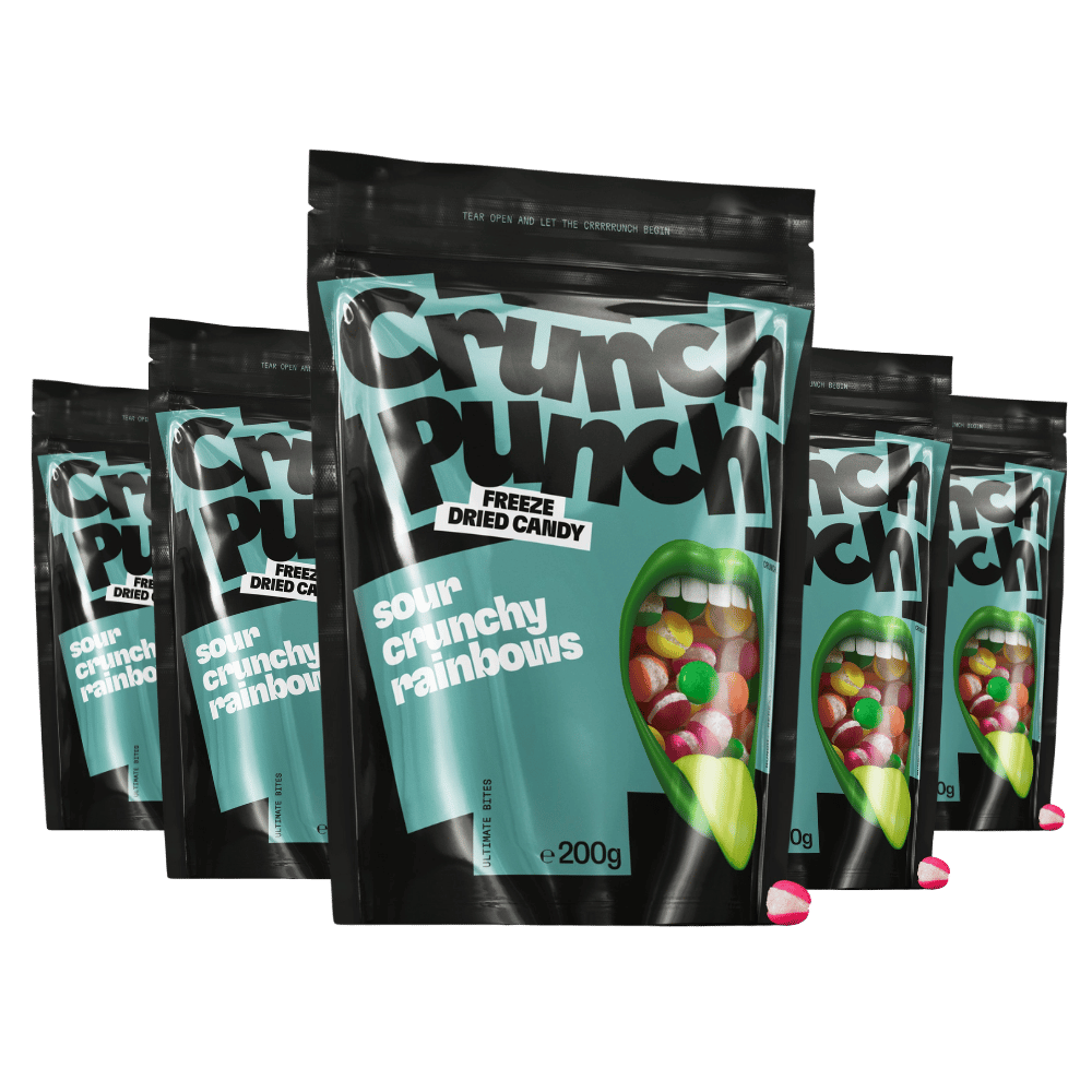 Crunch Punch Freeze-Dried Sour Crunchy Rainbows 180 g
