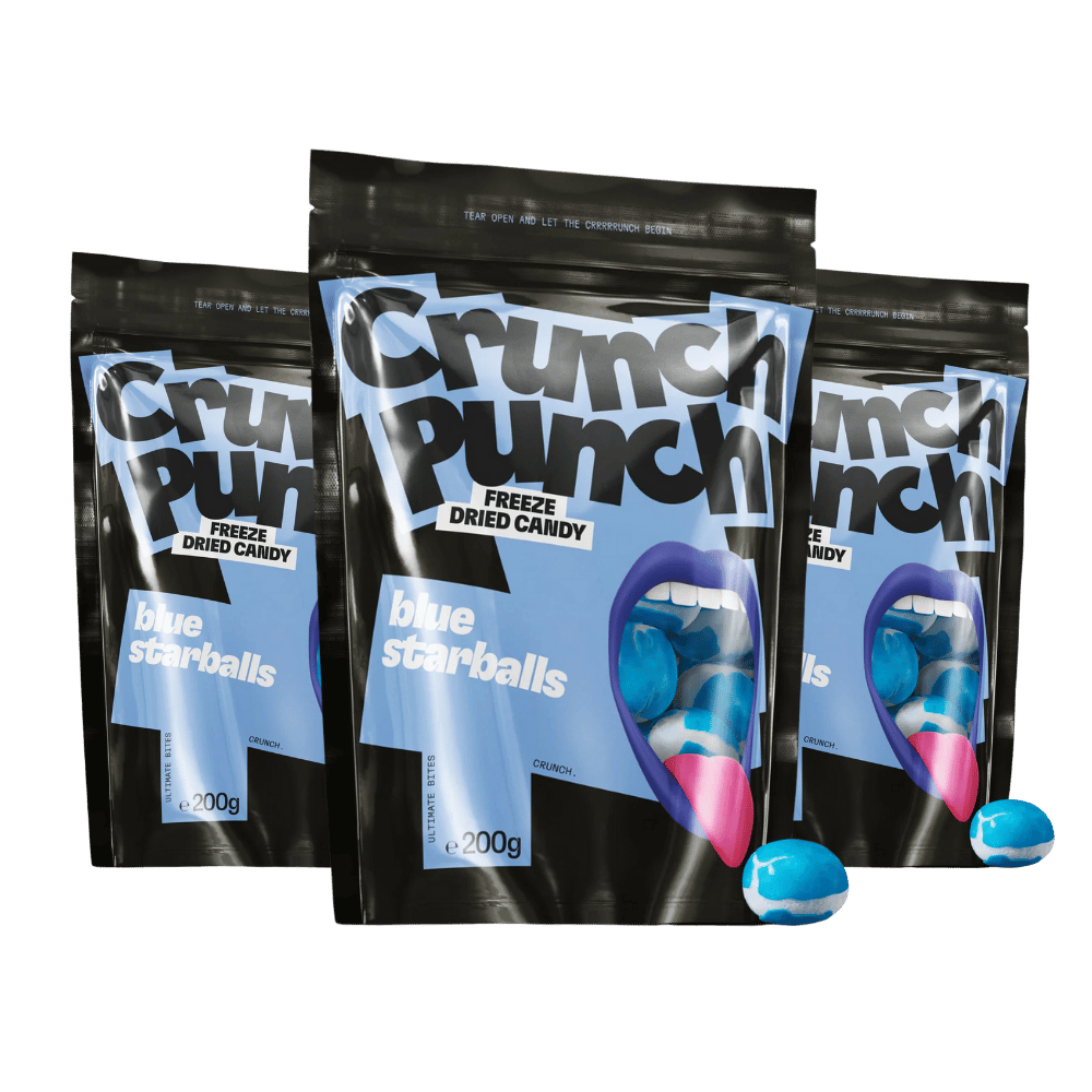 Crunch Punch Freeze-Dried Blue Starballs 200 g
