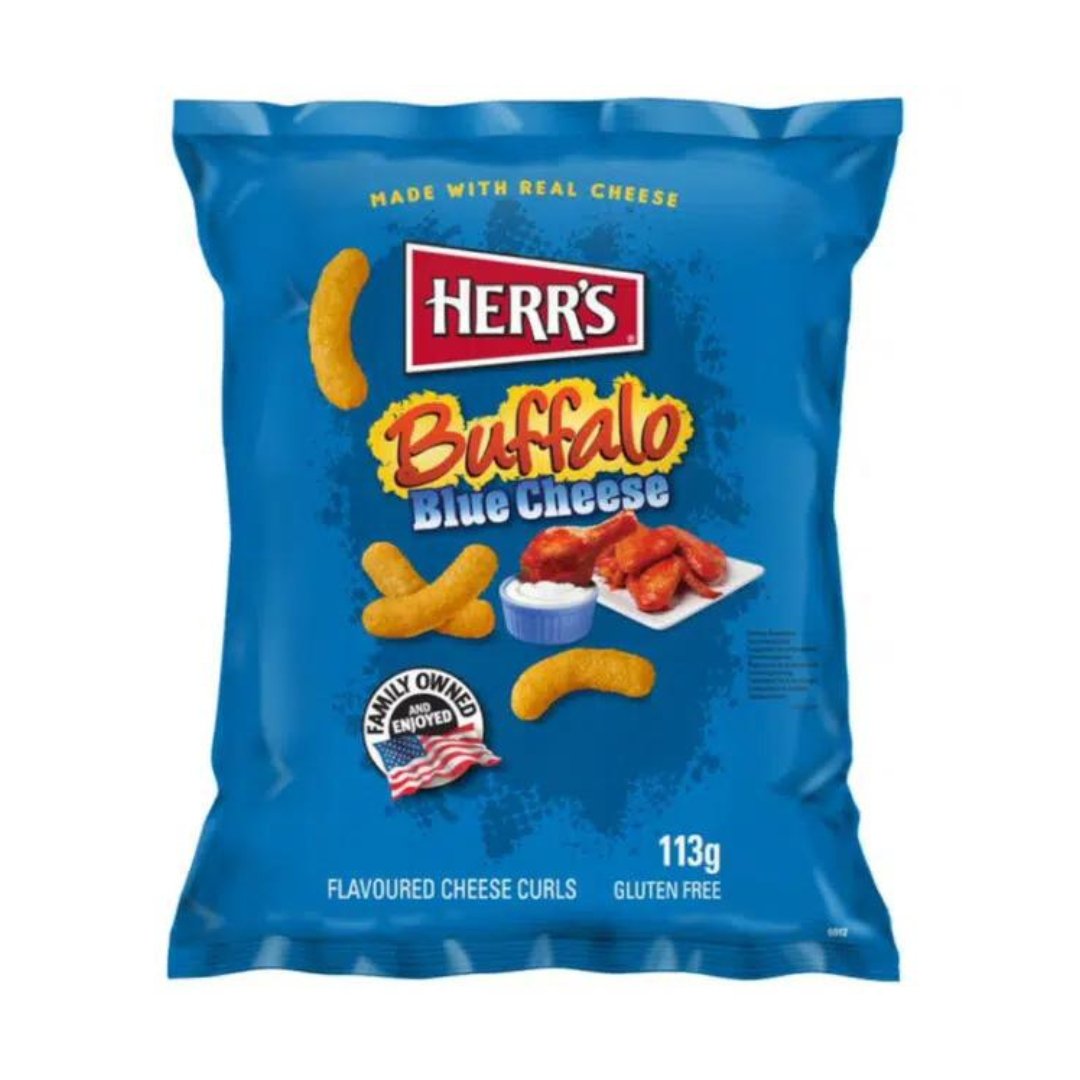 Herr's Buffalo Blue Cheese Curls 113 g DATOVARE - Fast Candy