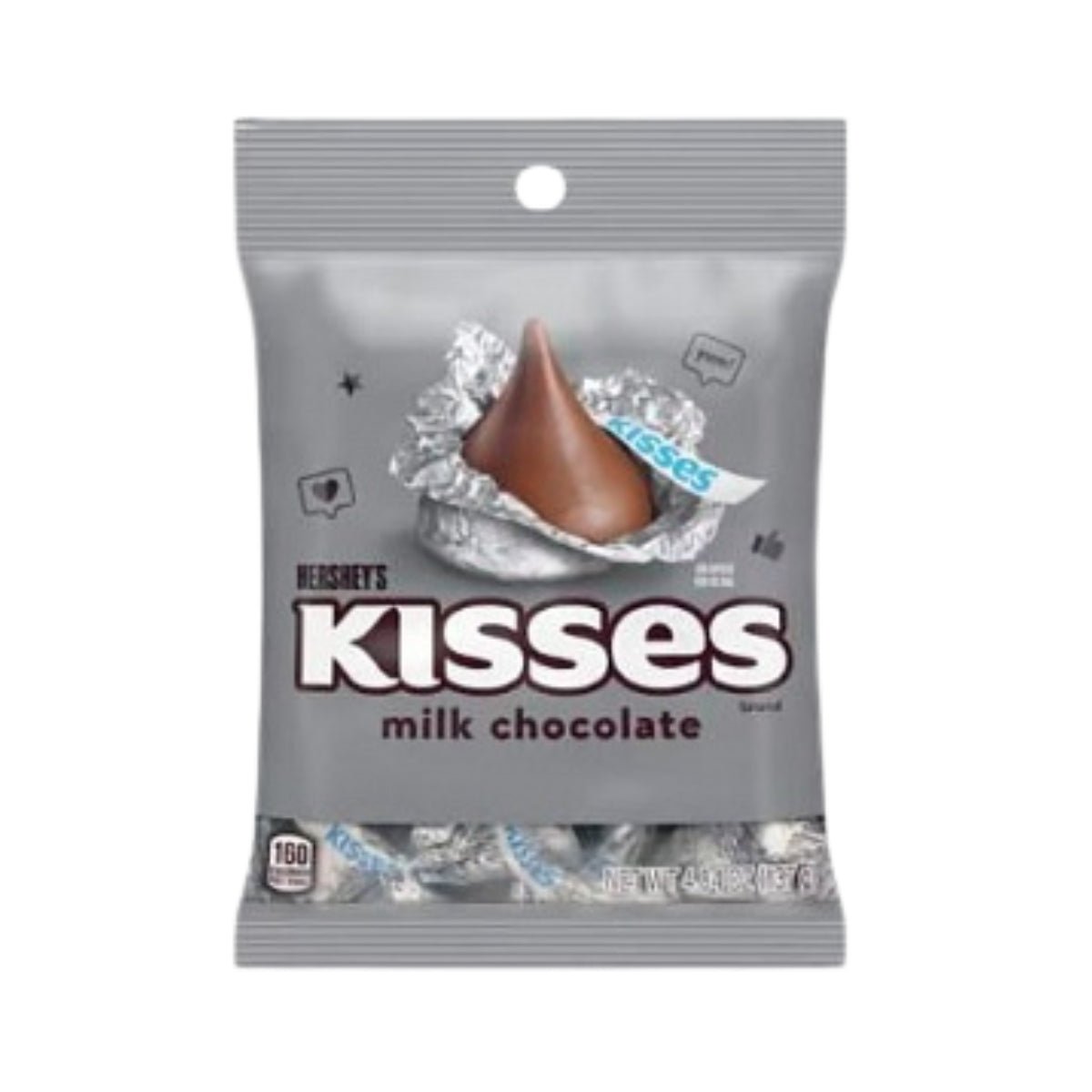 Hershey's Kisses Milk Chocolate 137 g - Fast Candy