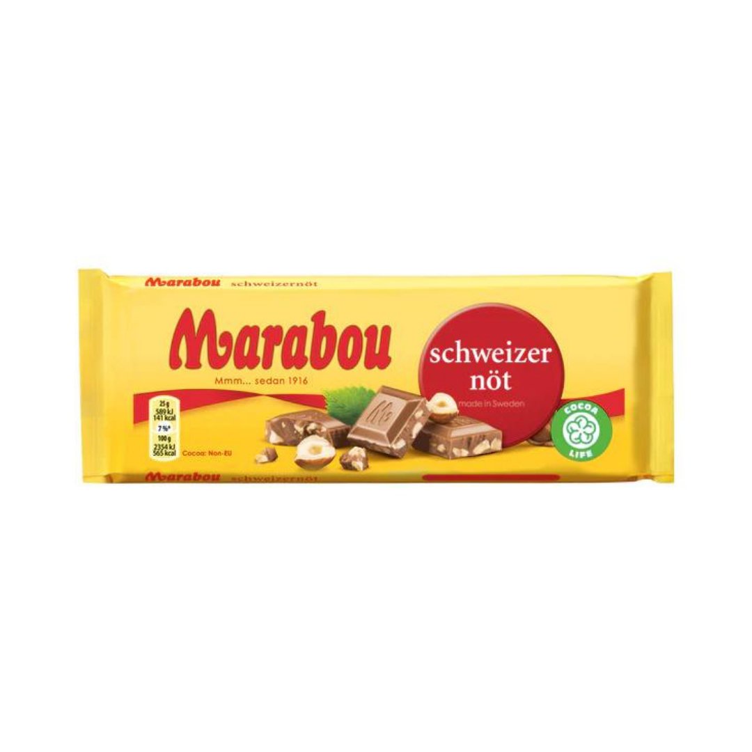 Marabou Schweizernöt 200 g - Fast Candy