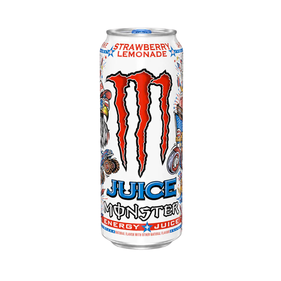 Monster Energy Strawberry Lemonade 473 ml (USA) forhåndsbestilling