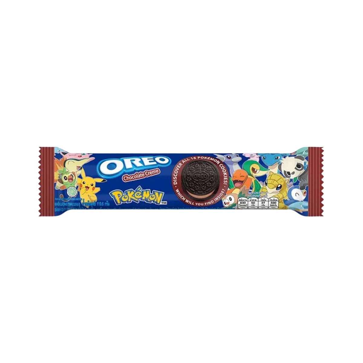 Oreo Chocolate Cream Pokémon Asian 120 g - Fast Candy