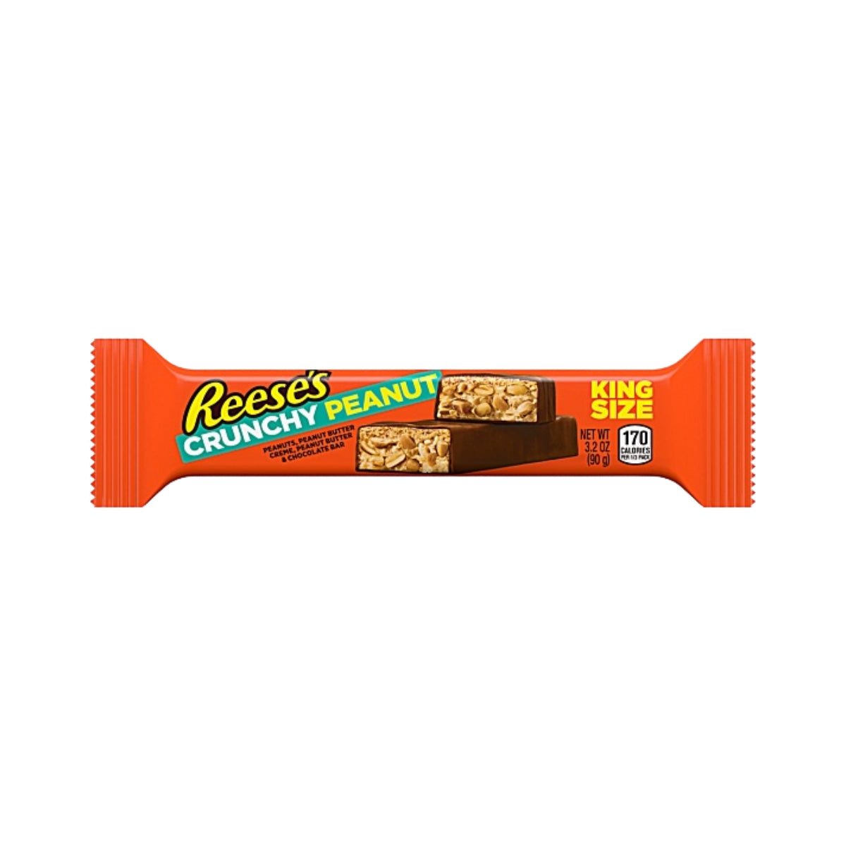 Reese's Crunchy Peanut King Size 91 g - Fast Candy