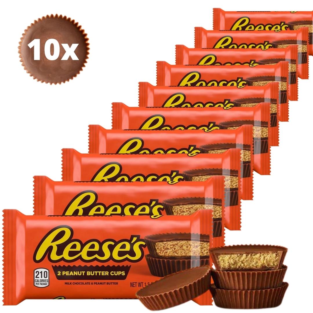 10 x Reese's Peanut Butter Cups 42 g DATOVARE - Fast Candy