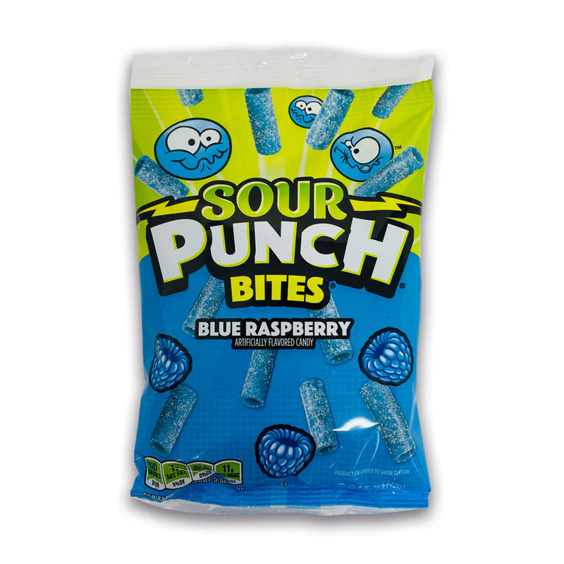 Sour Punch Bites Blue Raspberry 142 g