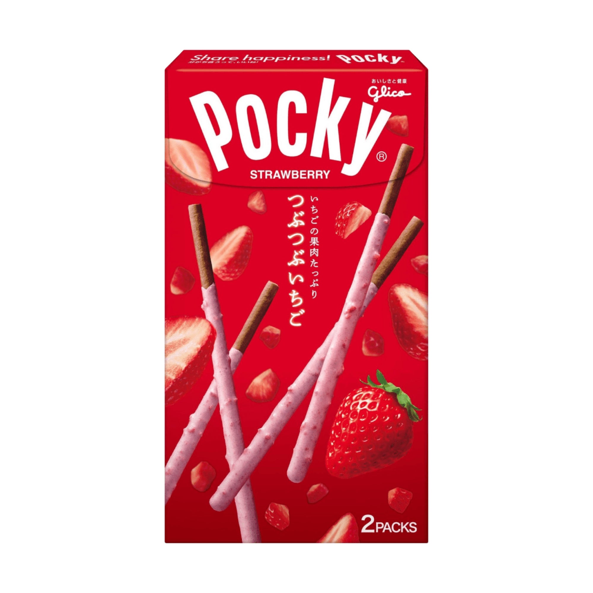 Pocky Chocolate Heartful Strawberry Chunky Bits 55g (Japan)