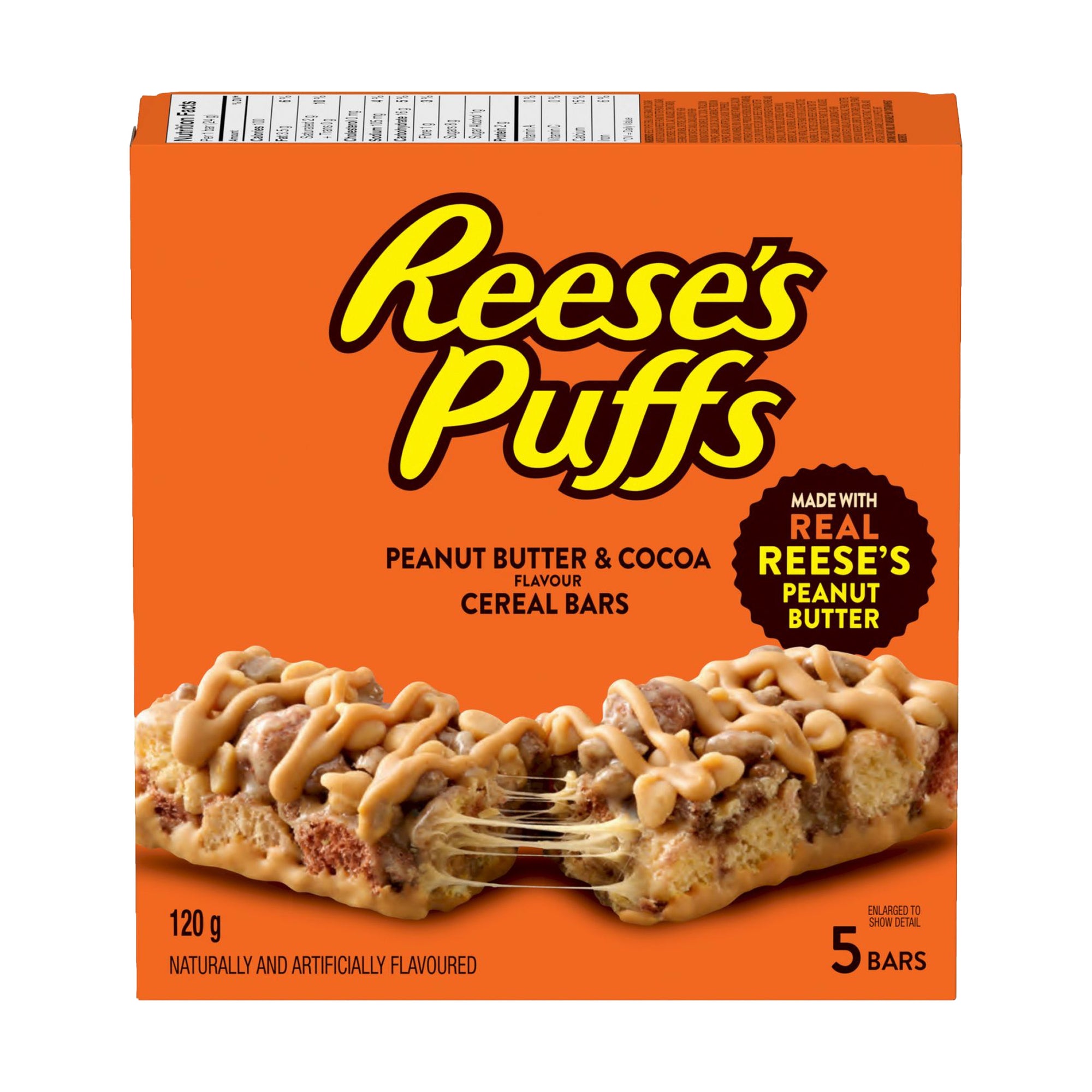 Reese's Peanut Butter & Cocoa Cereal Bars 120 g DATOVARE
