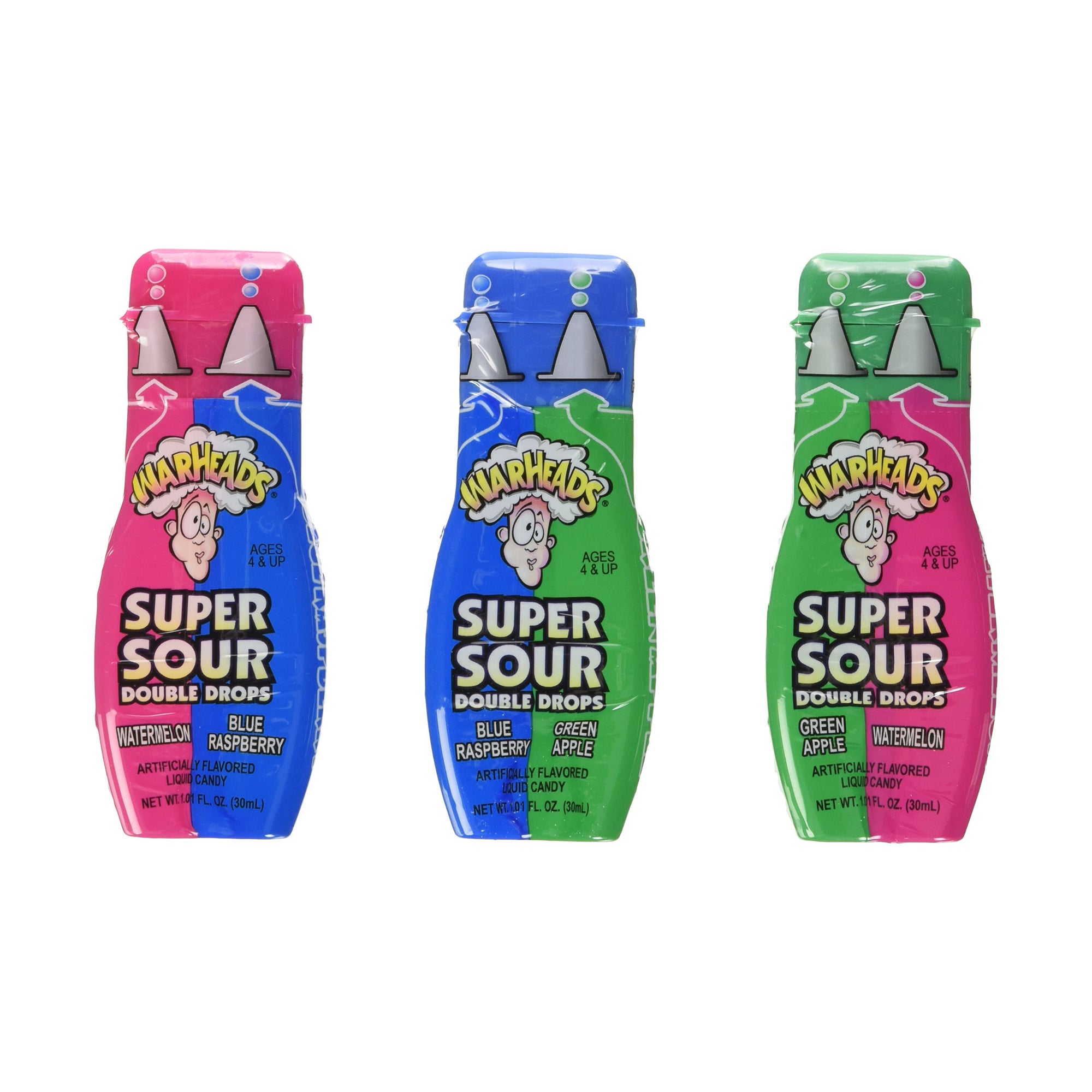 Warheads Super Sour Double Drops 30 ml (1 stk)