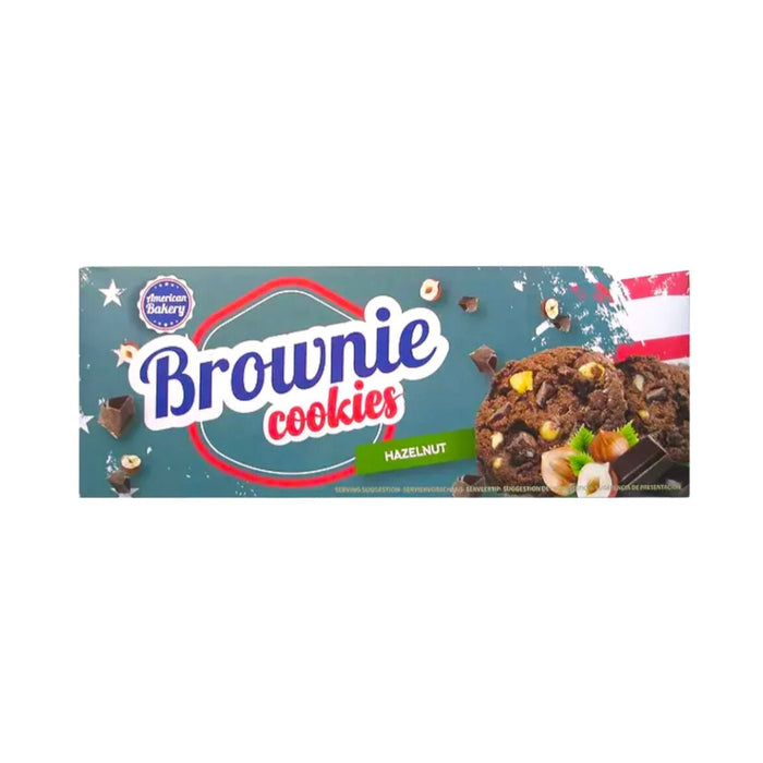 American Bakery Brownie Cookies Hazelnut 106 g - Fast Candy