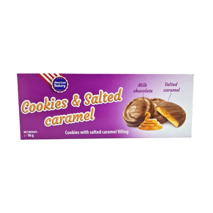 American Bakery Cookies & Salted Caramel 96 g - Fast Candy