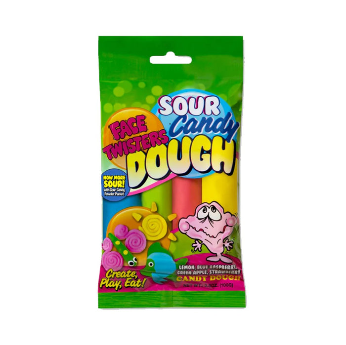 Face Twisters Sour Candy Dough 100 g - Fast Candy