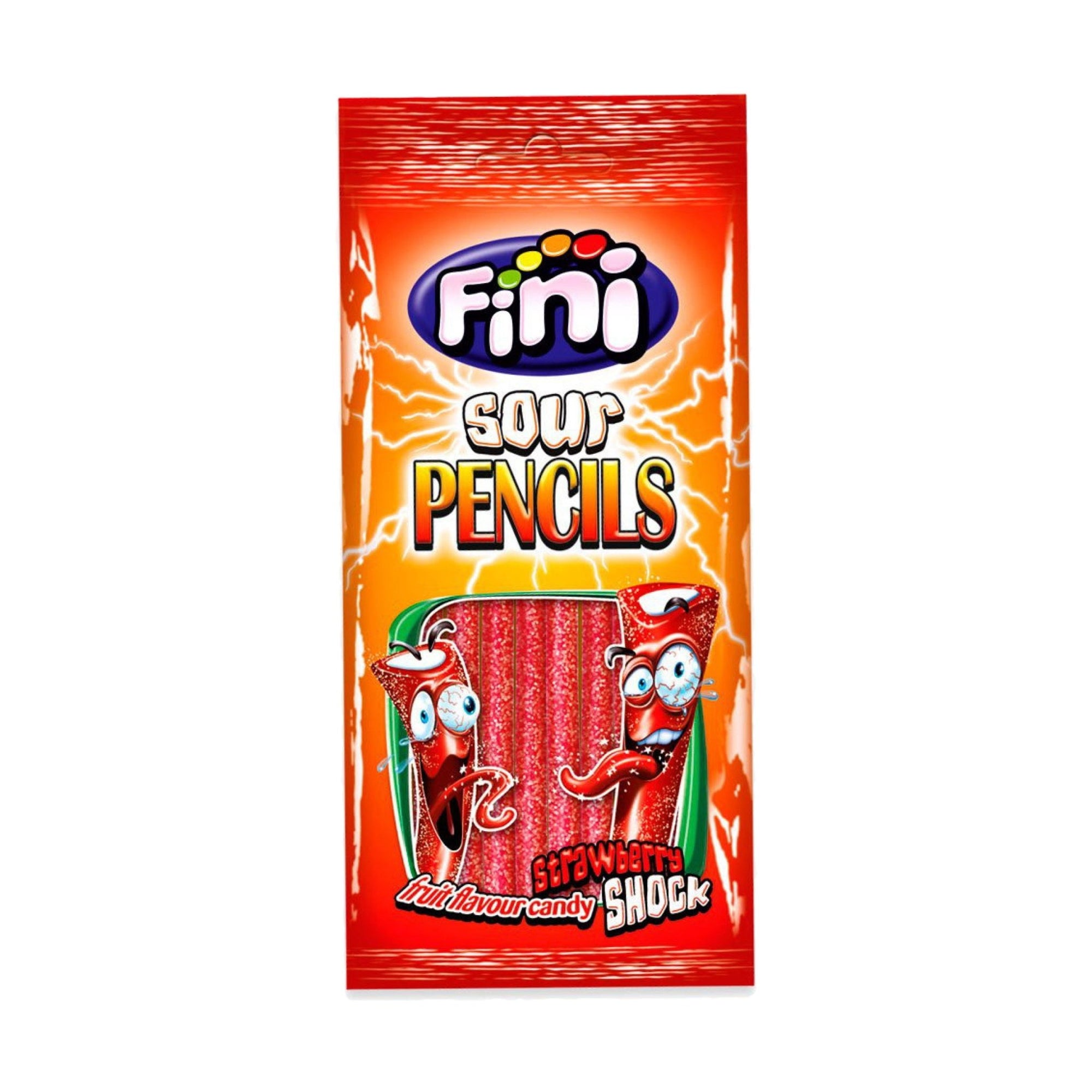 Fini Sour Strawberry Pencils 75 g - Fast Candy