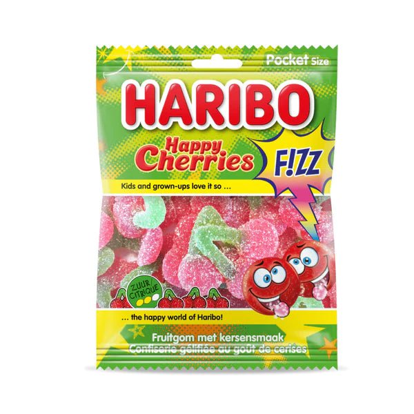 Haribo Happy Cherries Fizz 70 g - Fast Candy
