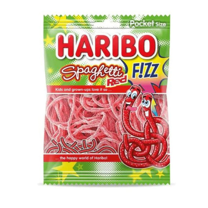 Haribo Spaghetti Red Fizz 70 g - Fast Candy