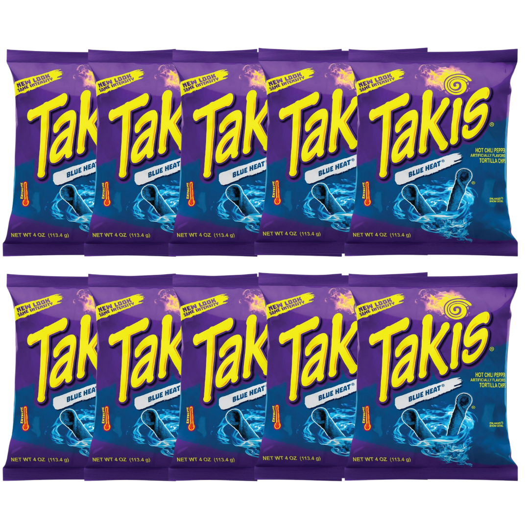 10 x Takis Blue Heat 92 g