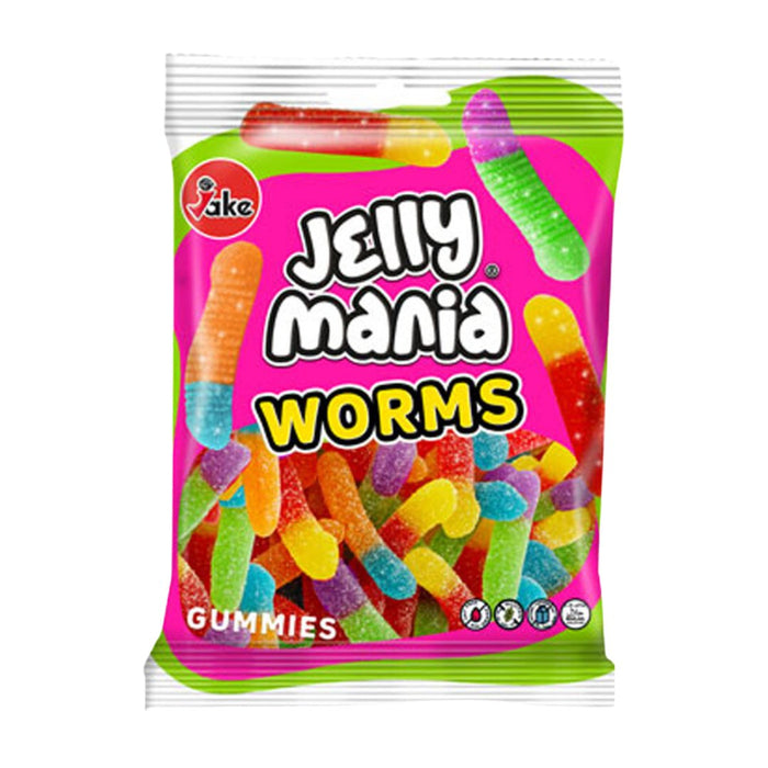 Jake Jelly Mania Worms 100 g - Fast Candy