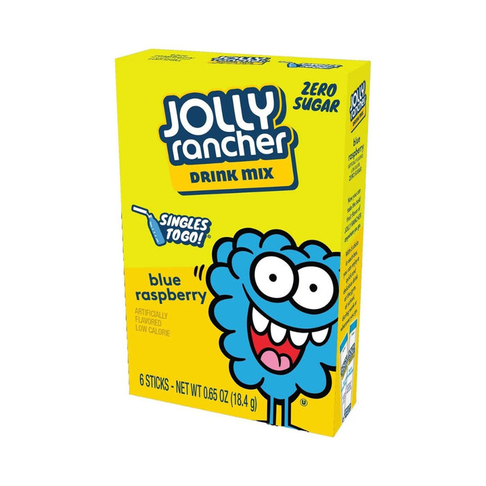 Jolly Rancher Drink Mix Blue Raspberry 6 sticks (18 g) - Fast Candy