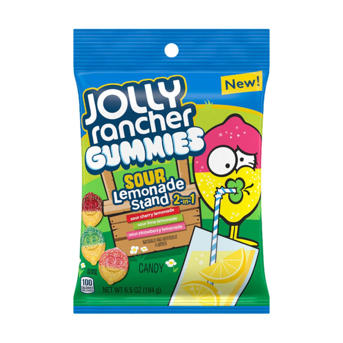Jolly Rancher Gummies Sour Lemonade 184 g - Fast Candy