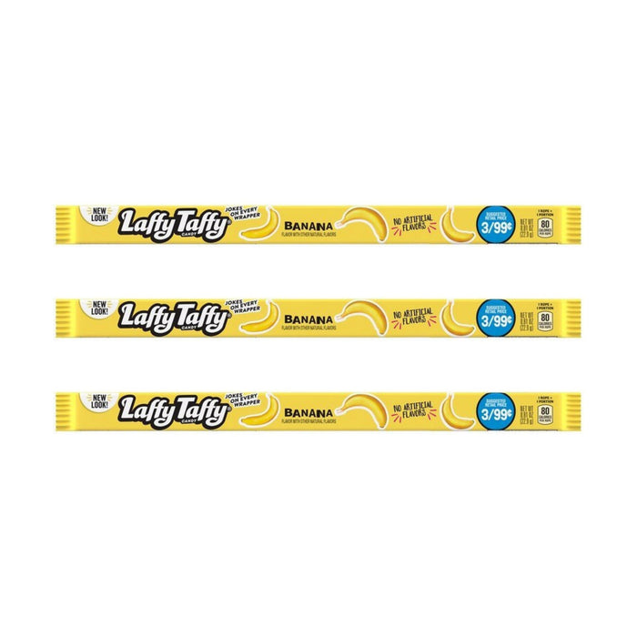 Laffy Taffy Banana 23 g (3 pakke) - Fast Candy