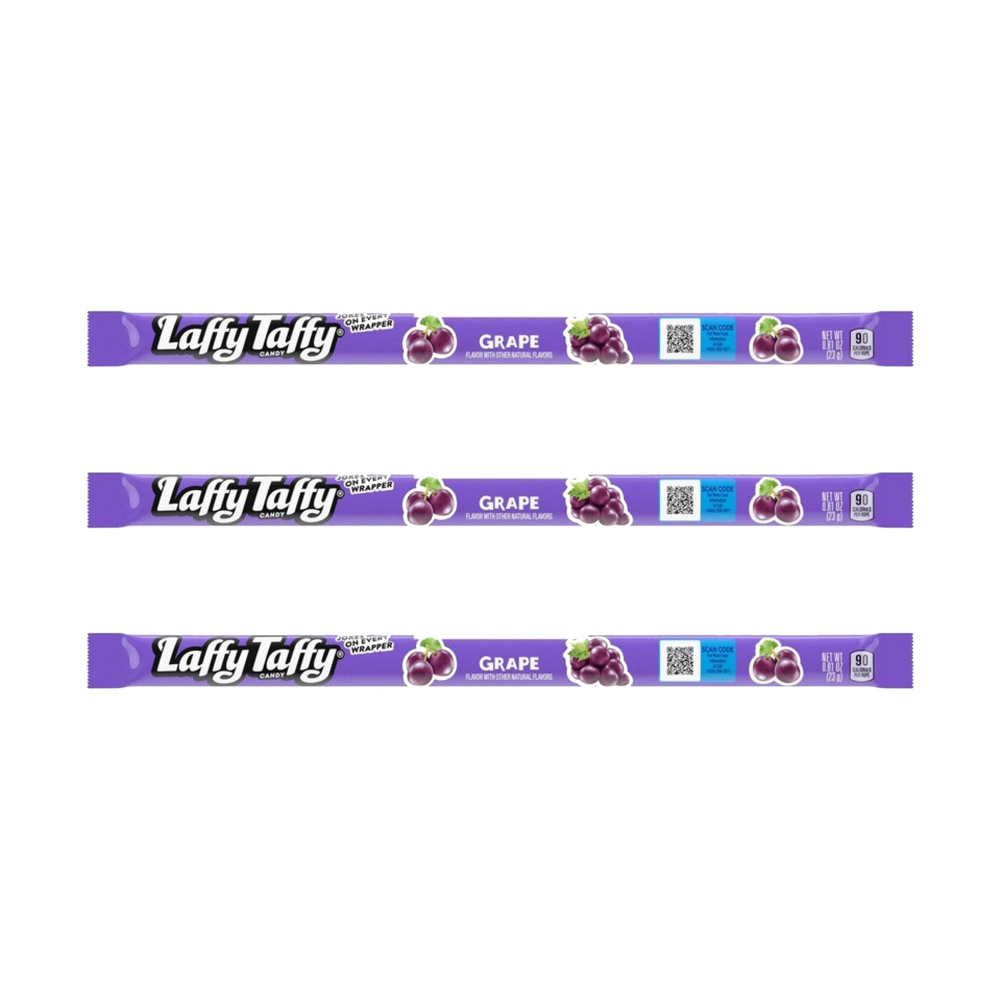 Laffy Taffy Rope Grape 23 g (3 pakke) - Fast Candy