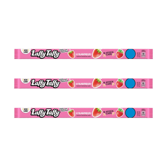 Laffy Taffy Strawberry 23 g (3 pakke) - Fast Candy