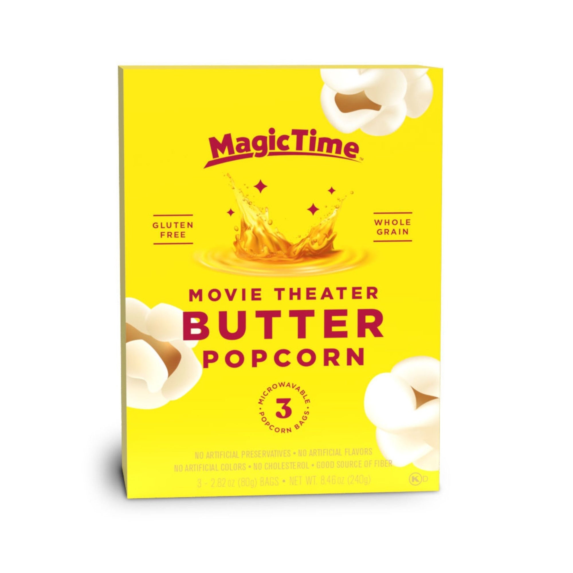 Magic Time Butter Popcorn 3-pack 240 g - Fast Candy