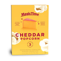 Magic Time Yellow Cheddar Popcorn 3-pack 240 g - Fast Candy