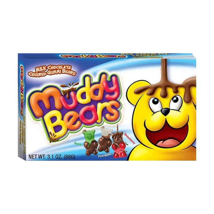 Muddy Bears (Chocolate covered gummy bears) 88 g - Fast Candy