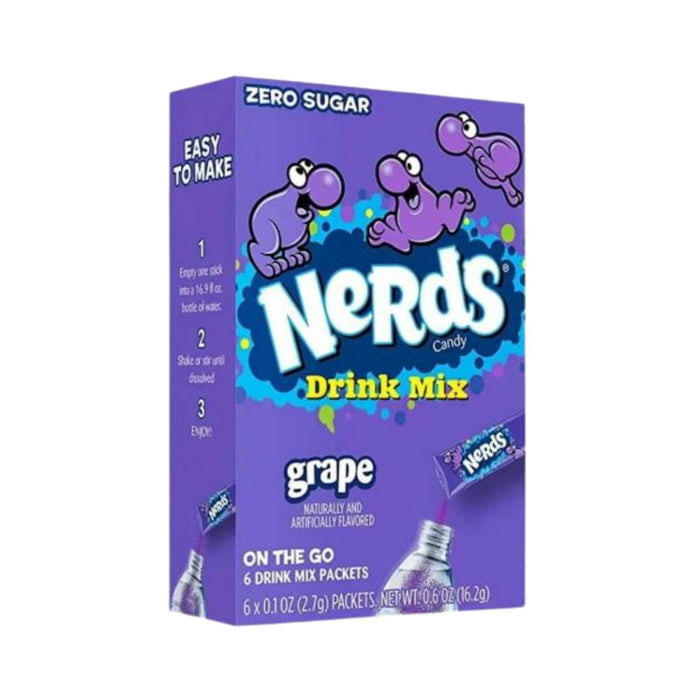 Nerds Drink Mix - Grape 6-pack 16 g - Fast Candy