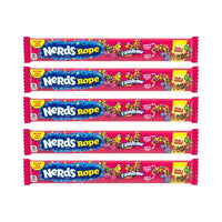 Nerds Rope Rainbow 26 g ( 5 pakke ) - Fast Candy