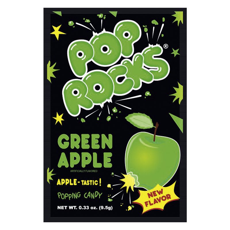 Pop Rocks Green Apple 9,5 g - Fast Candy