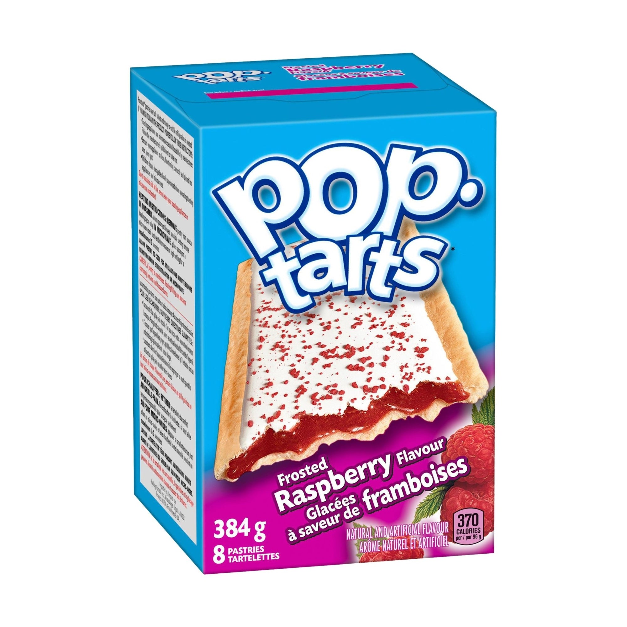 Pop-Tarts Frosted Raspberry 384 g (8 stk) - Fast Candy