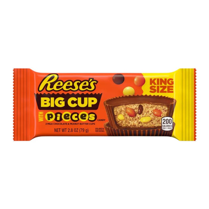 Reese's Peanut Butter Cups with Reese's Pieces King Size 79 g - Fast Candy