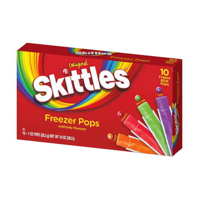 Skittles Freezer Pops 283 g (10 stk) - Fast Candy