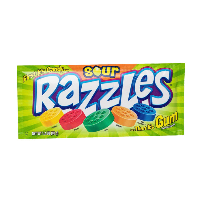 Sour Razzles 40 g - Fast Candy