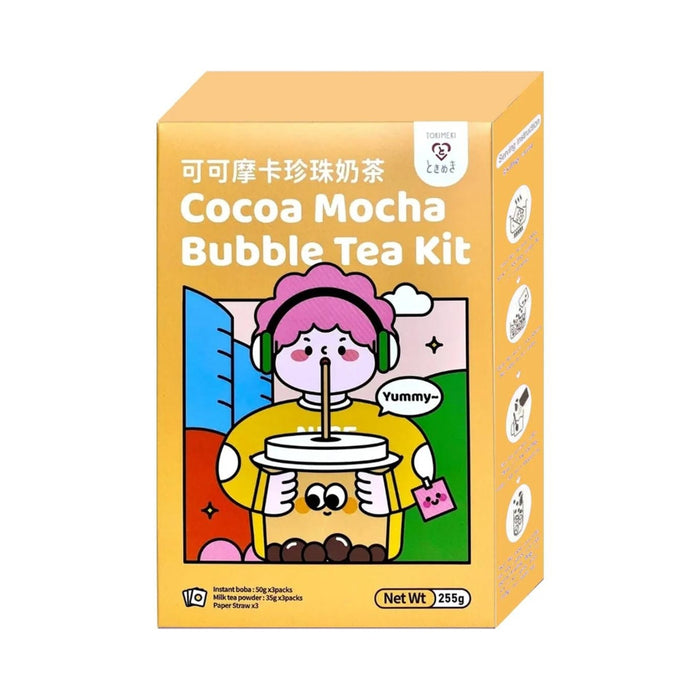 Tokimeki Bubble Tea Kit Cocoa Mocha 255 g - Fast Candy