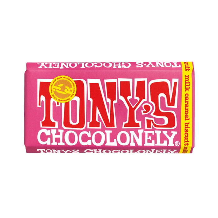Tony's Chocolonely Milk Caramel Biscuit 180 g - Fast Candy