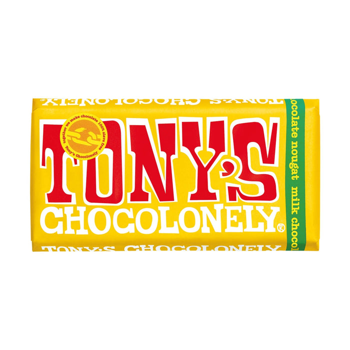 Tony's Chocolonely Milk Chocolate Nougat 180 g - Fast Candy