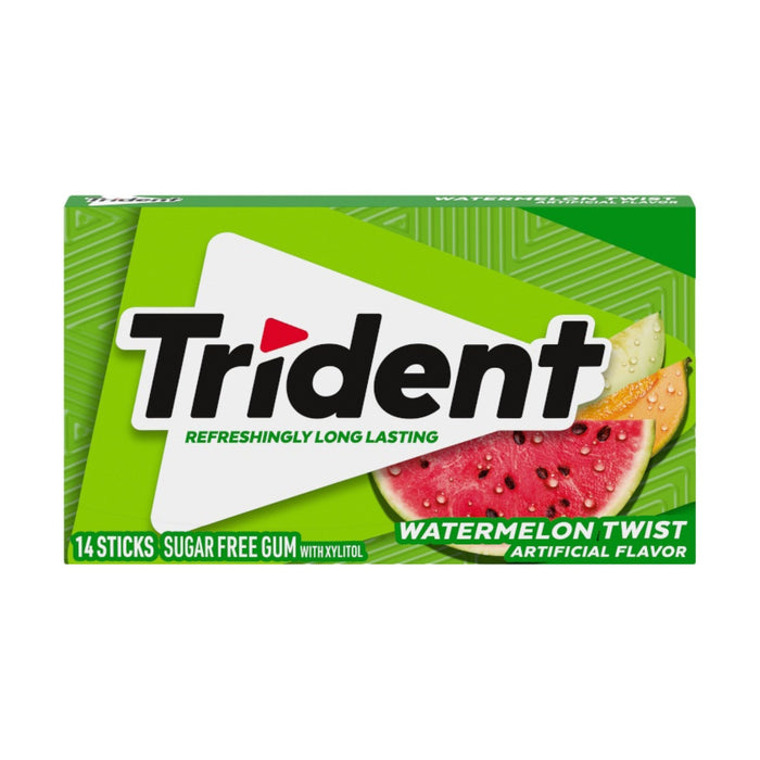 Trident Watermelon Twist Gum - Fast Candy