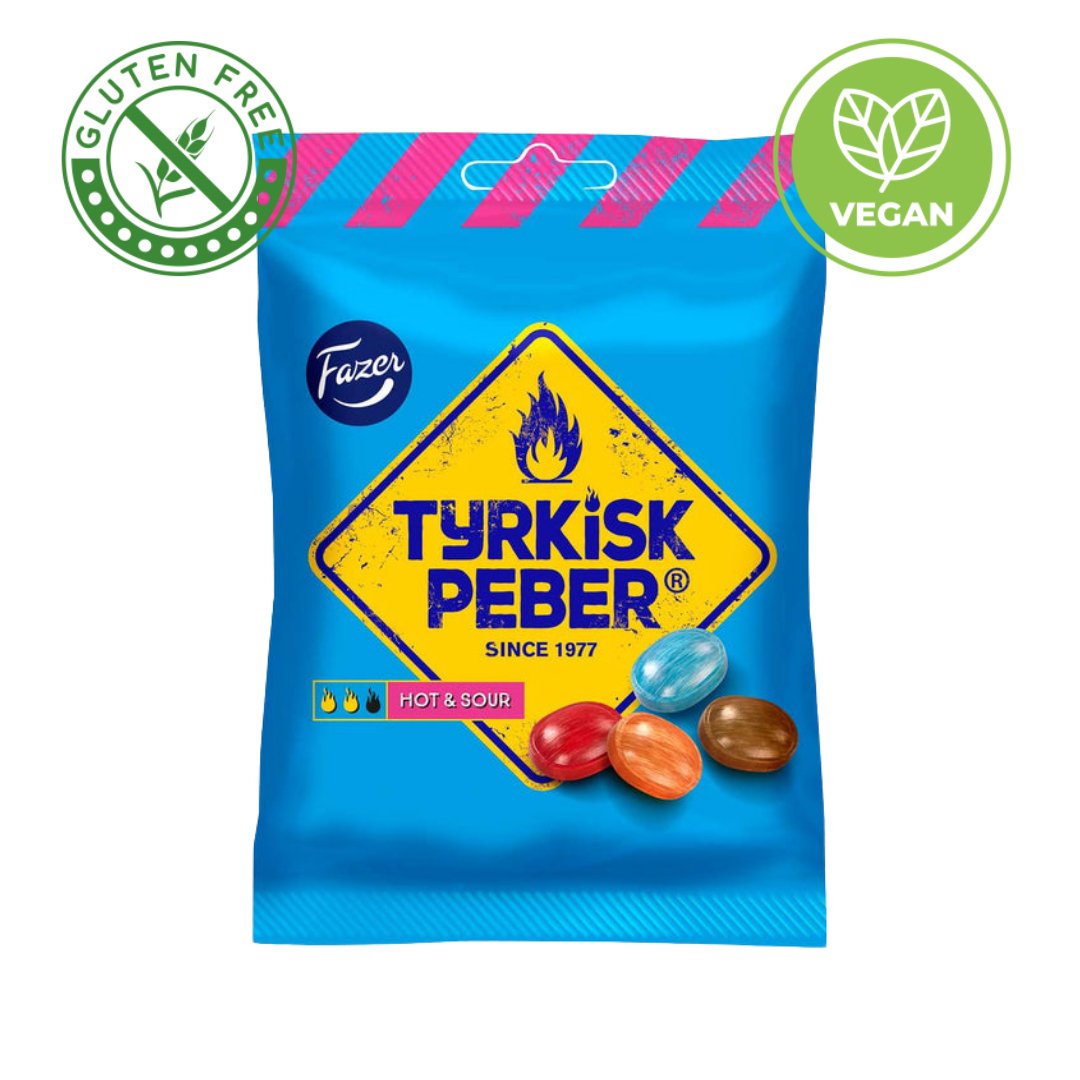 Tyrkisk Pepper Hot & Sour 150 g - Fast Candy