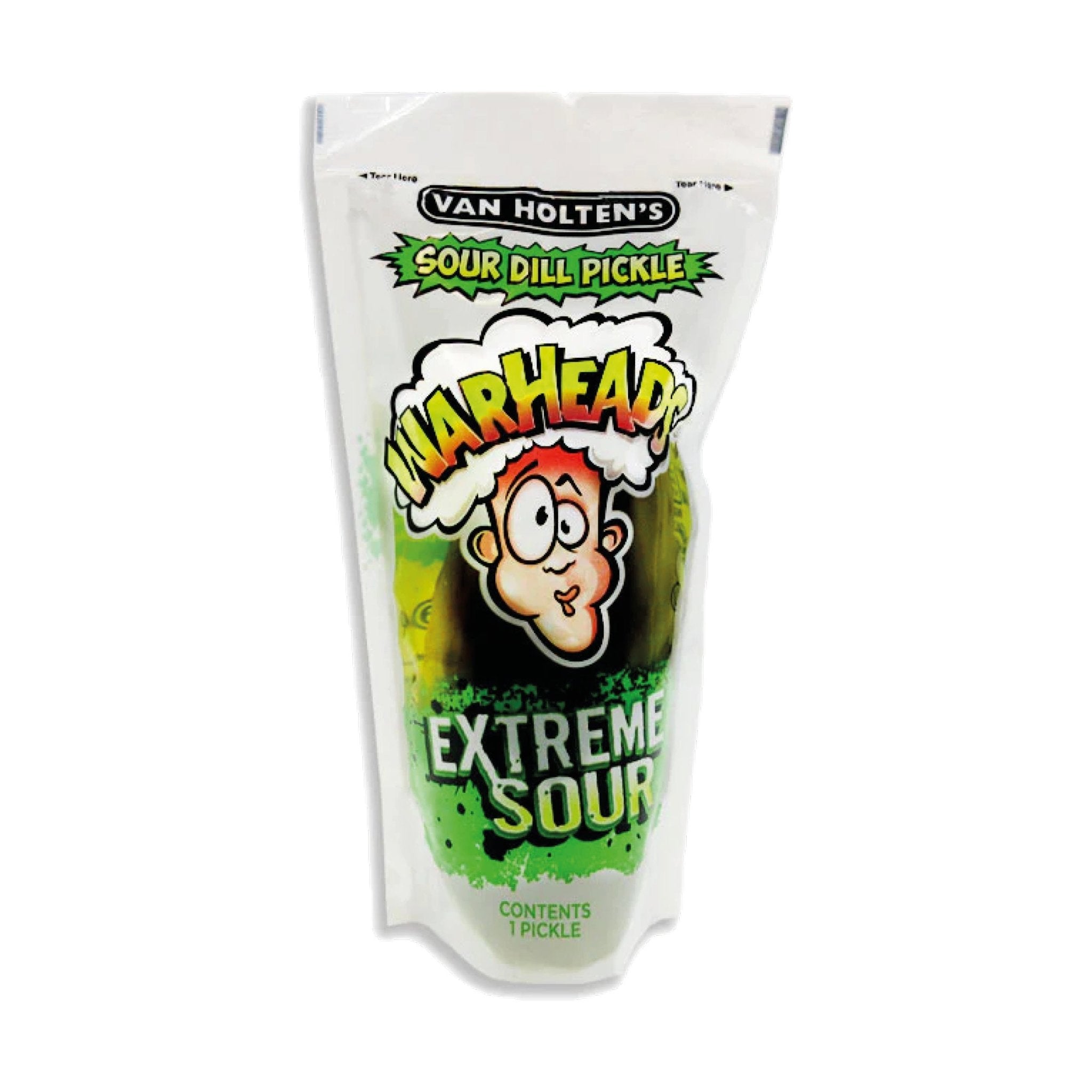 Van Holten's Warheads Sour Pickle Jumbo 280 g - Fast Candy