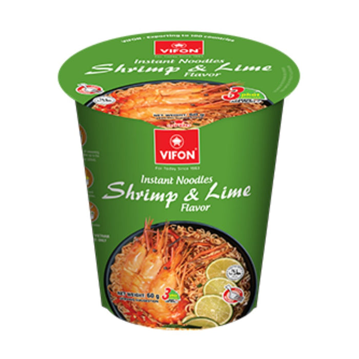 VIFON Shrimp & Lime Noodle Cup 60 g - Fast Candy