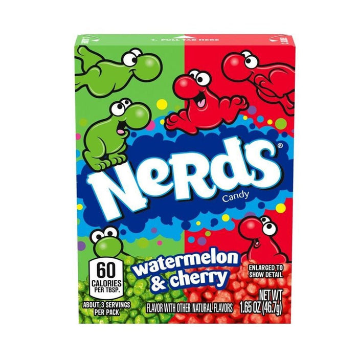 Wonka Nerds Watermelon & Cherry Bonbons 46 g - Fast Candy
