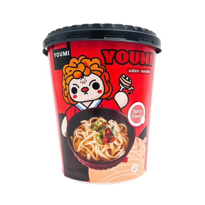 Youmi Instant Spicy Udon Noodles 192 g - Fast Candy
